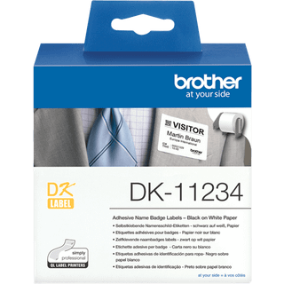 Brother labels til tøj og stof DK11234 86x60 mm