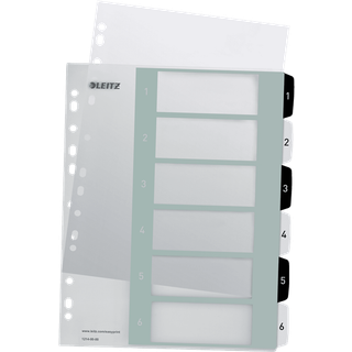 Leitz WOW Printbart Register | A4+ | 1-6