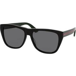 Gucci Mand GG0926S 001 Solbriller Acetat Sort Grå Firkantet Normal