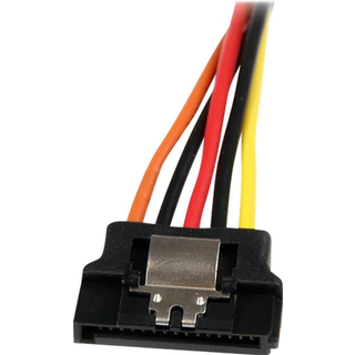 StarTech.com Latching SATA Power Y Splitter Cable Adapter - M/F - power splitter - 15.24 cm