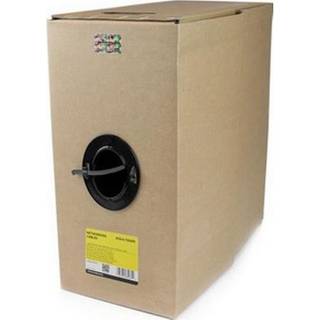 StarTech.com Bulk Roll of Gray CMR Cat 6 Solid UTP Riser Cable - Grå - 304 meter