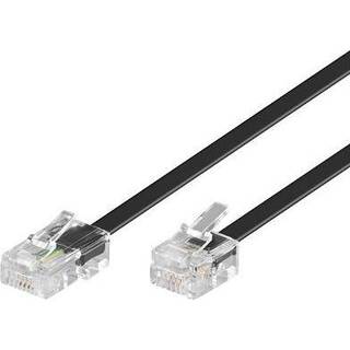 MICROCONNECT RJ11-RJ45 15M M/M Black