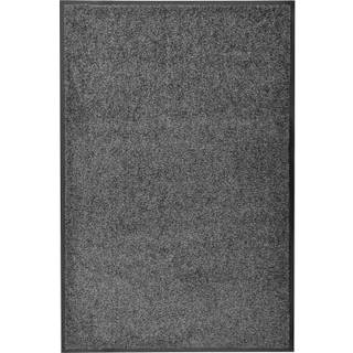 Vaskbar Dørmåtte - Antracitgrå / 60 x 90 cm