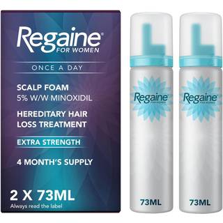 Regaine Hair Regrowth Foam til kvinder, 73 ml, pakke med 2, 4 måneders forsyning