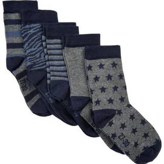 Minymo Børne Strømper - Dark Grey Melange - 19/22