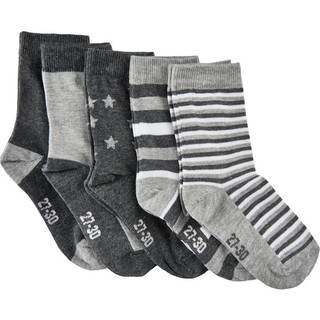 Minymo Børne Strømper - Light Grey Melange - 23/26