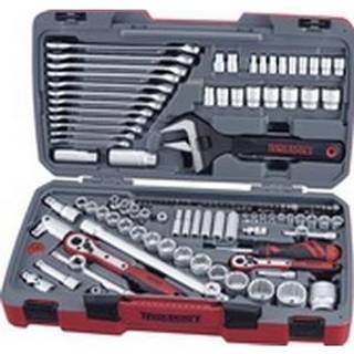 Teng Tools Topnøglesæt. Med 1/4\", 3/8\" og 1/2\" firkantfatning. TM127