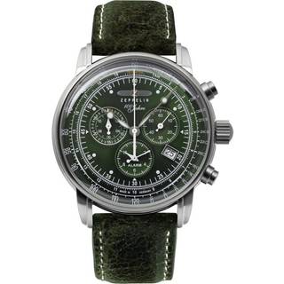 Zeppelin 8680-4 100 Jahre Chronograph Herrenuhr 42mm 5ATM