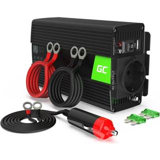 Green Cell Inverter til bil 12V til 230V, 300W/600W Ren sinus