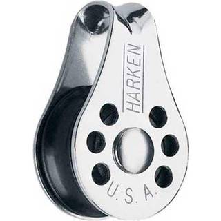 Enkeltblok Harken Micro 22 mm, fast, glideleje, passer liner Ø2 - 6 mm