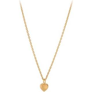 Love Necklace gold-plated halskæde med lille hjerte vedhæng