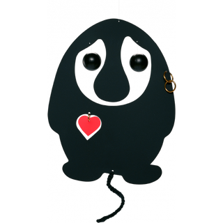 Flensted hanging art - Pustetrold mobile - Træ