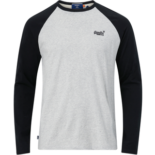 Superdry Baseballtrøje i økologisk bomuld