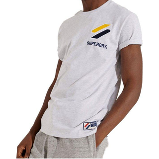 Superdry Sportstyle T-shirt i chenille-stof