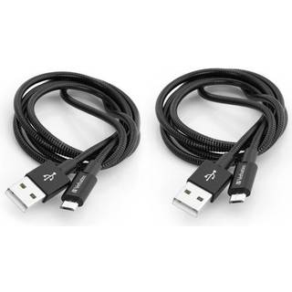 Verbatim 1x2 Verbatim Micro USB Cable Sync & Charge 100cm black 48874
