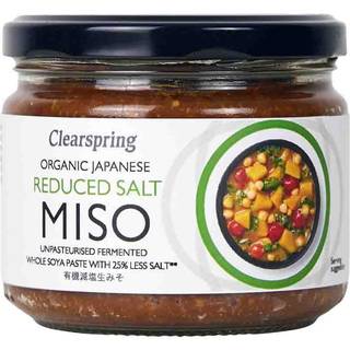 Miso Brown Rice Økologisk reduceret salt upasteuriseret - 270 gram - Clearspring