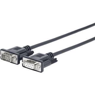 Vivolink RS232 seriel kabel, D-Sub 9 han - hun | 1,80 meter | 1,8 m | PRIS-MATCH
