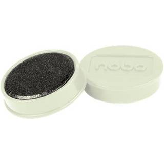 Magnet 32mm hvid pakke a 10, Nobo 1915301