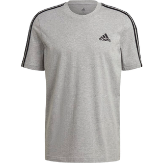 Essentials 3-Stripes T-shirt - Medium Grey Heather