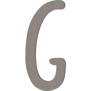 Sebra bogstaver i træ A - Å - Pinecone brown G