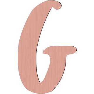 Sebra bogstaver i træ  A - Å - Watermelon pink G