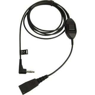 QD Cord to 3.5 mm jack. With in-line call-answering for Alcatel 8er and 9er Series