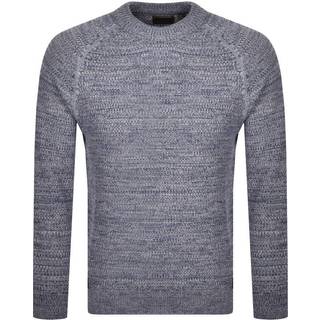 Superdry Keystone striktrøje i økologisk bomuld med rund hals