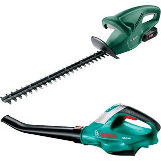 Bosch akku hækkeklipper 45cm*U m/løvblæser ALB18 18V 2Ah 061599261N