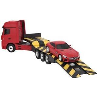 Mercedes-Benz Actros Fjernstyret Lastbil + Mercedes AMG GT Bil 2.4G