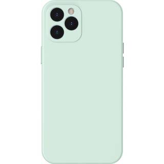 Baseus Liquid Siilica Gel Cover til iPhone 12 Pro Max Mintgrøn