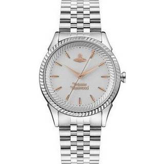 Vivienne Westwood Seymour Quartz Silver Dial Silver Stainless Steel Bracelet Ladies Watch VV240SLSL