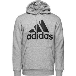 Adidas Essentials stor logo hættetrøje - Grå - Str. M - Modish.dk