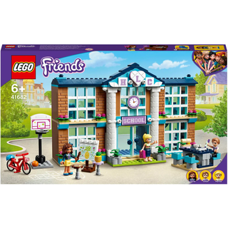 Lego Friends Heartlake City School 41682 Building Kit; Foregive skoleleget?j fyrer b?rn fantasier og kreativt leg; Ny 2021 (605 stykker)