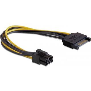 SATA strøm til 6 pin PCIe | 20 cm