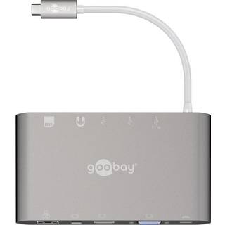 USB-C dock (USB-C HDMI, Mini DP, VGA, USB, SD) | PRIS-MATCH