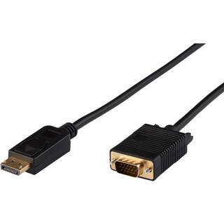 MICROCONNECT Displayport to VGA Cable 0.5m