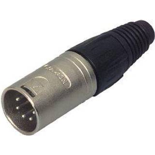 Neutrik NC5MX XLR-stik Stik, lige Poltal: 5 Sølv 1 stk