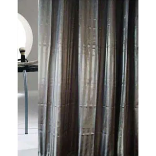 Badeforhæng - 180x200 cm - Hilton Sort - sort bruseforhæng klar til ophæng