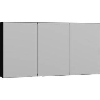 Scanbad Multo+ Select spejlskab 64x120 cm m/3 låger u/lamper - hvid højglans