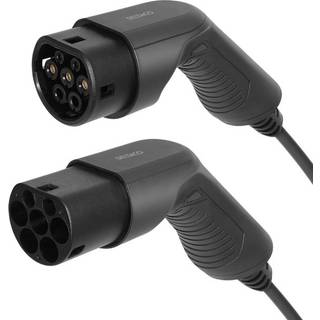 Elbil type 2 ladekabel, 1-faset (16A/3,6 kW) | 5 meter | PRIS-MATCH