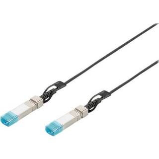 DIGITUS Professional 10GBase direct attach cable - 1 m - Sort - 1 meter