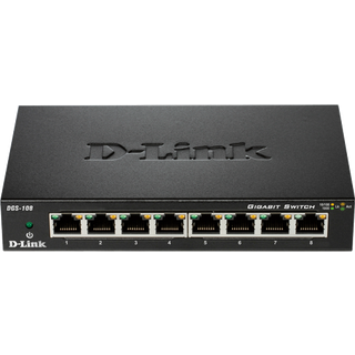 D-Link DGS-108GL 8-Port Gigabit Unmanaged Desktop Switch