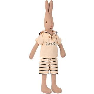 Maileg Rabbit Size 2 Sailor - Off-White/Petrol