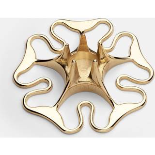 Rose Candleholder Brass