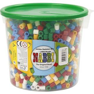 Nabbi Jumbo Rørperler | 2450 stk. | Standardfarver