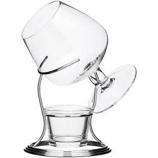 Holder med cognacglas, 350 ml, lavet af glas - Kitchen Craft