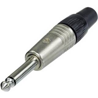 Neutrik 6.3 mm. Jack mono han stik, metal (NP2X) | PRIS-MATCH