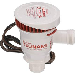 Elektrisk lænsepumpe Attwood Tsunami T500 GPH (31.5 liter/min), 12 V, manuel driftstart, uden niveauføler