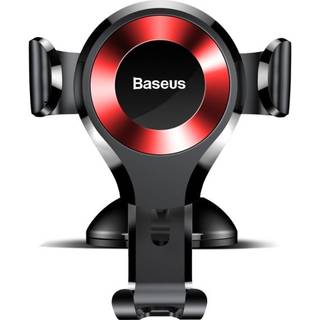 Baseus - Telefonholder - rød/sot m. sugekop