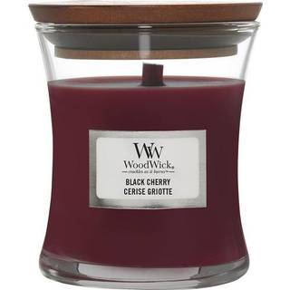 Woodwick Black Cherry duftlys Trævæge 275 g - 275 g